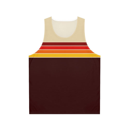 70s retro stripe unisex athletic tank top