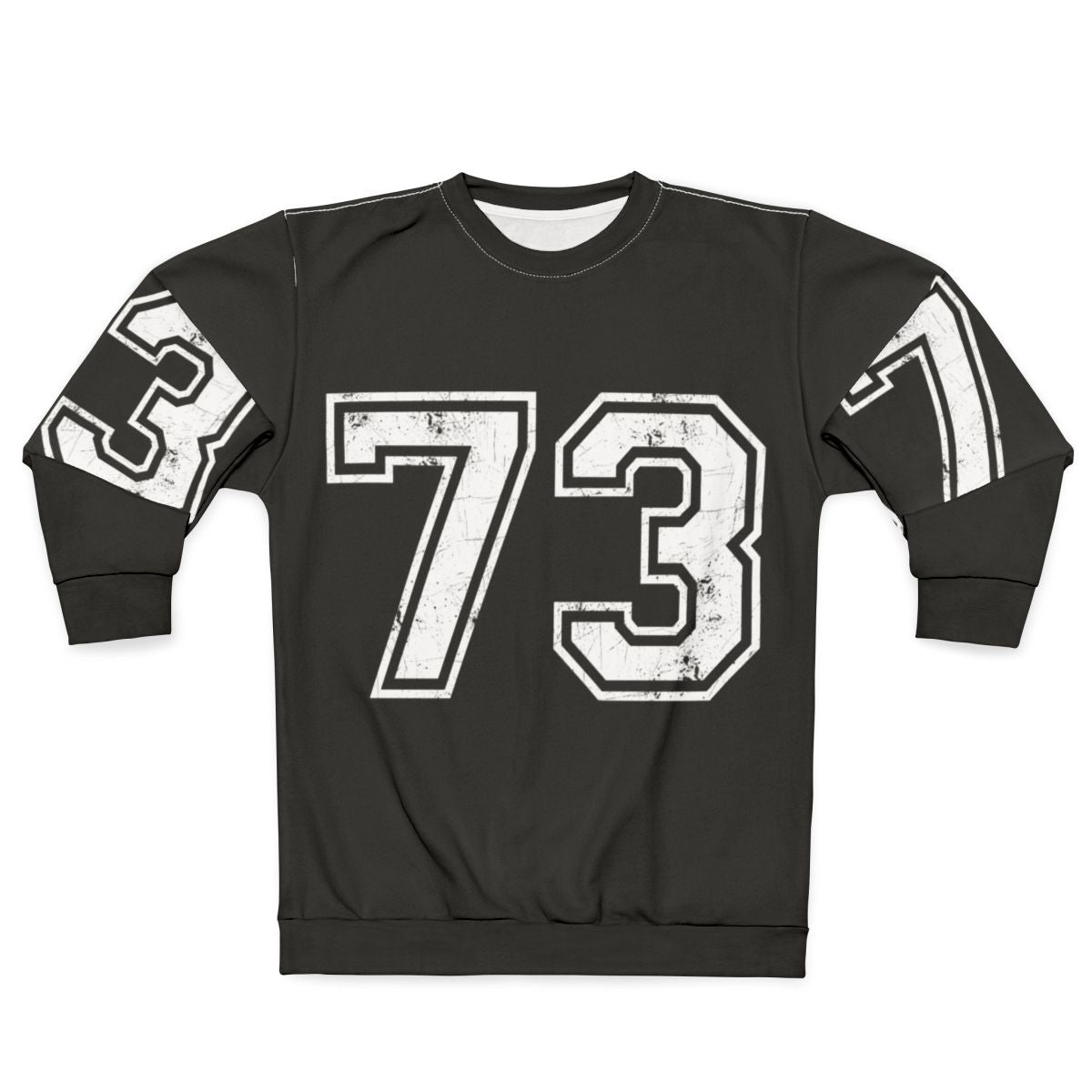 Jersey Number 73 Sports Sweatshirt