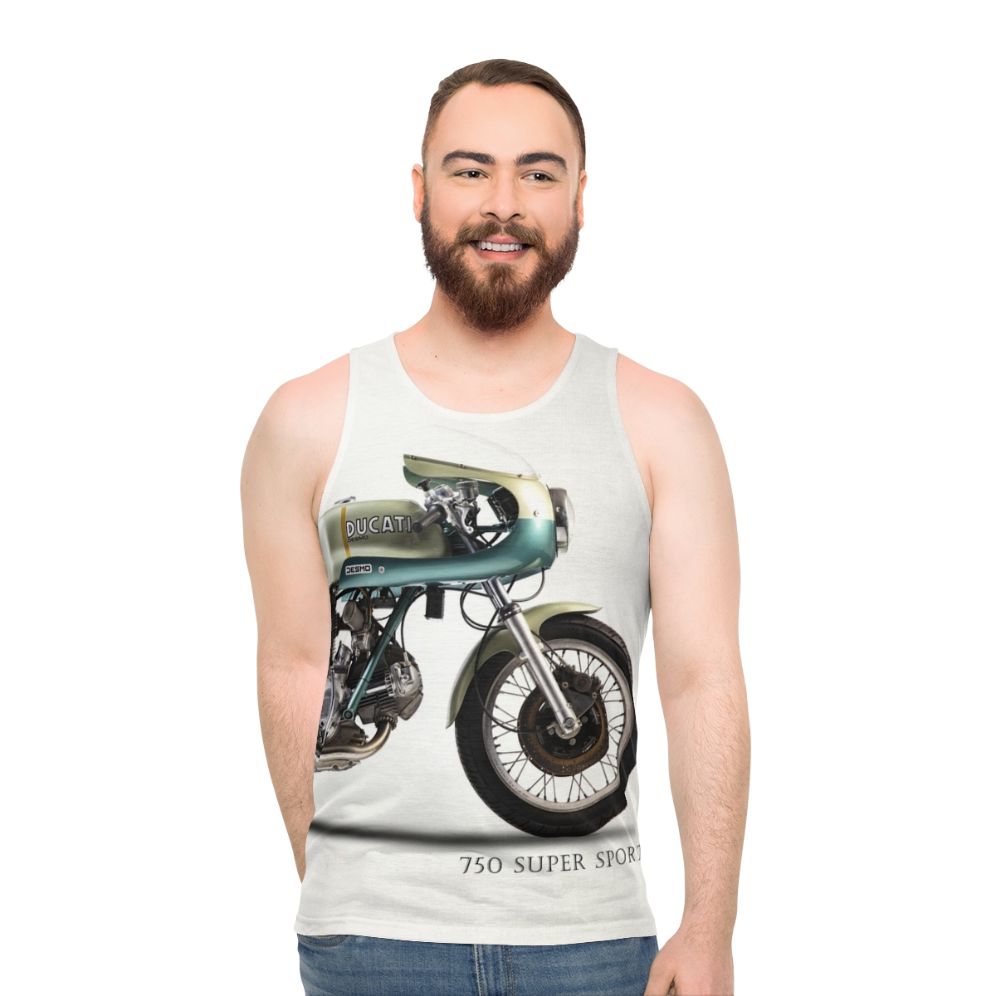 Vintage Ducati 750SS 1974 Unisex Tank Top