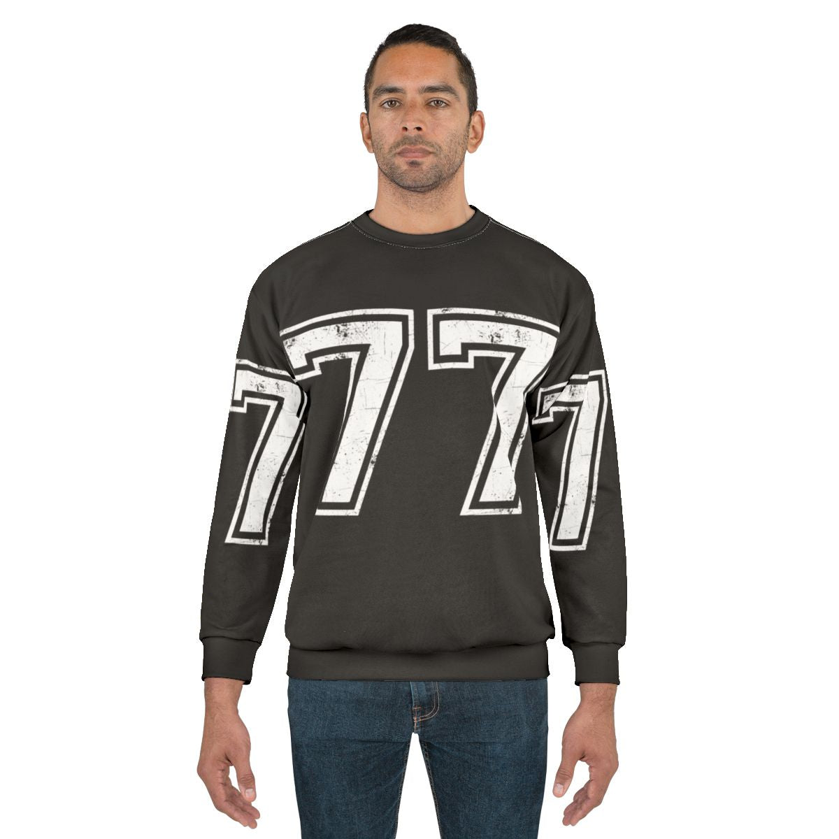 #77 Sports Jersey College Sweatshirt