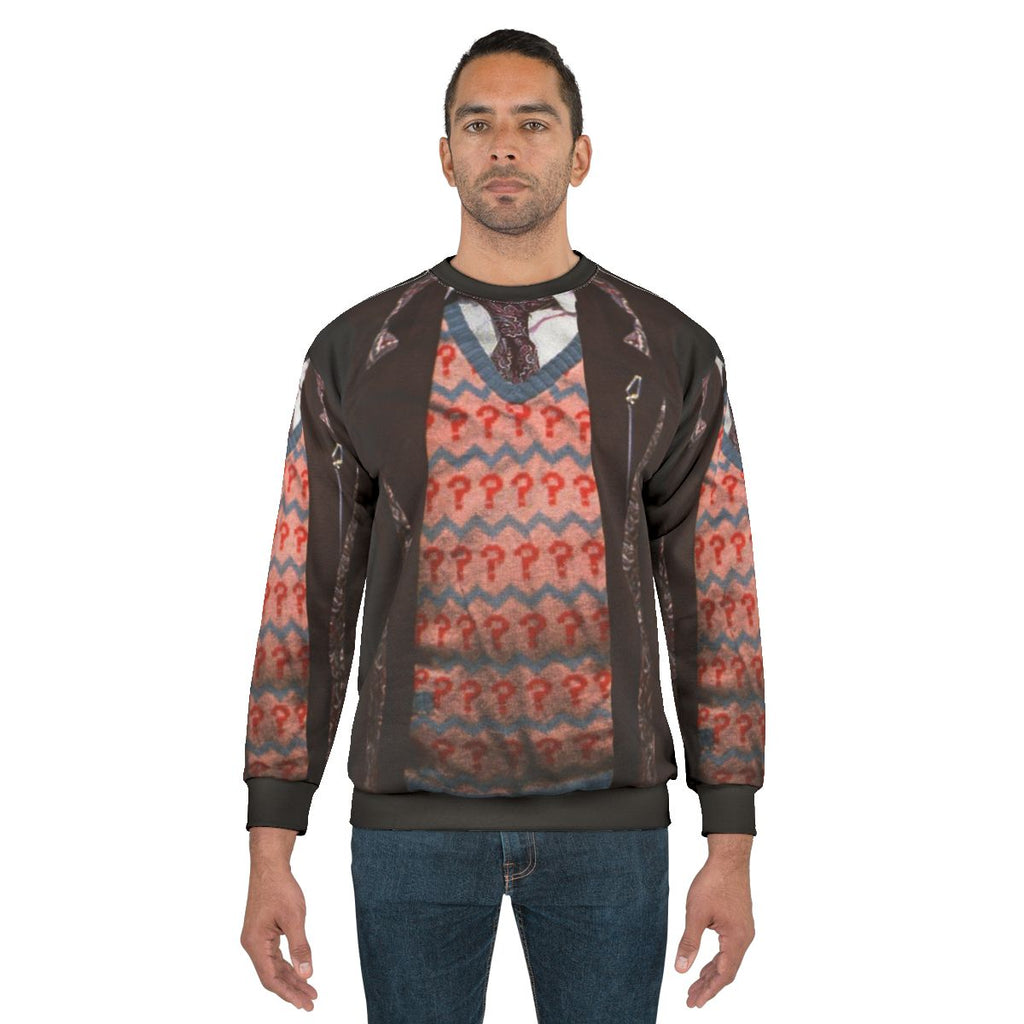 Seventh Doctor Doctor Who Sweatshirt with Question Mark Logo
