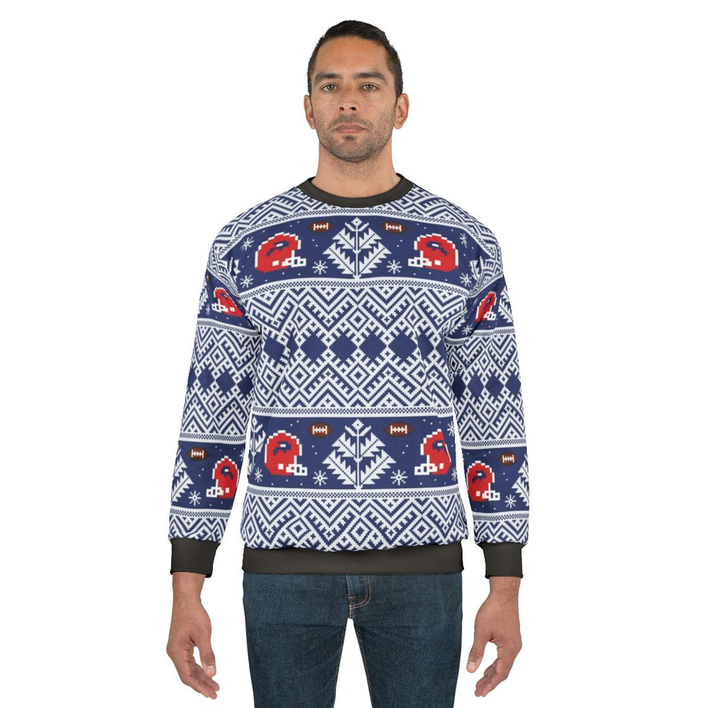 8-Bit Buffalo Bills Winter Sweatshirt