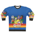 Retro 8-bit Epcot Center sweatshirt with Figment the Dragon