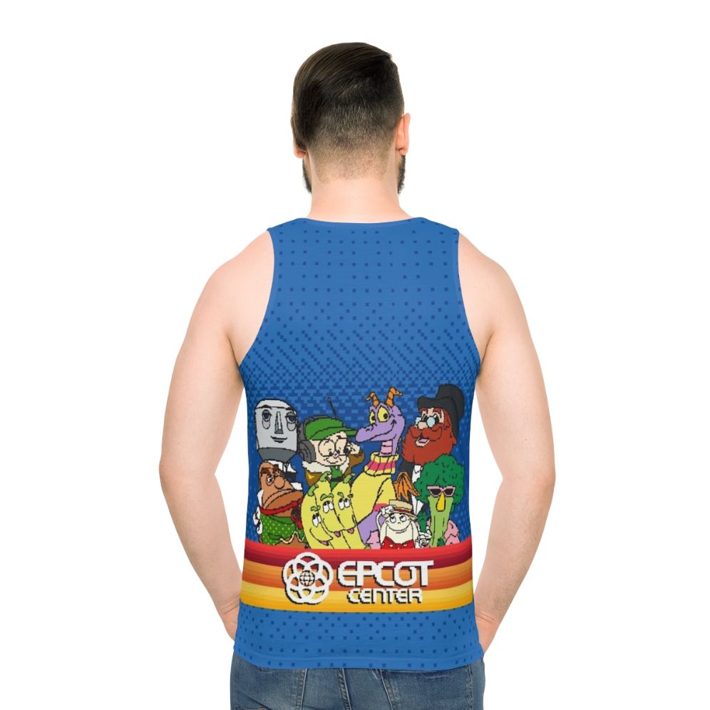 Retro 8-bit Epcot Center unisex tank top