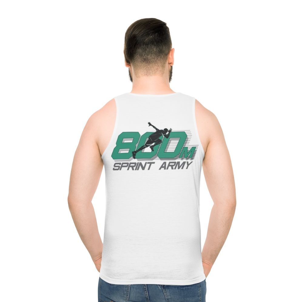 800m sprint track and field unisex performance tank top