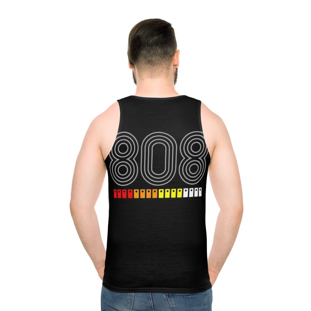 808 Unisex Tank Top with Electronic Music and Dance Inspired Design