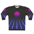 80s Digital Horizon Sunset Aesthetic Sweatshirt