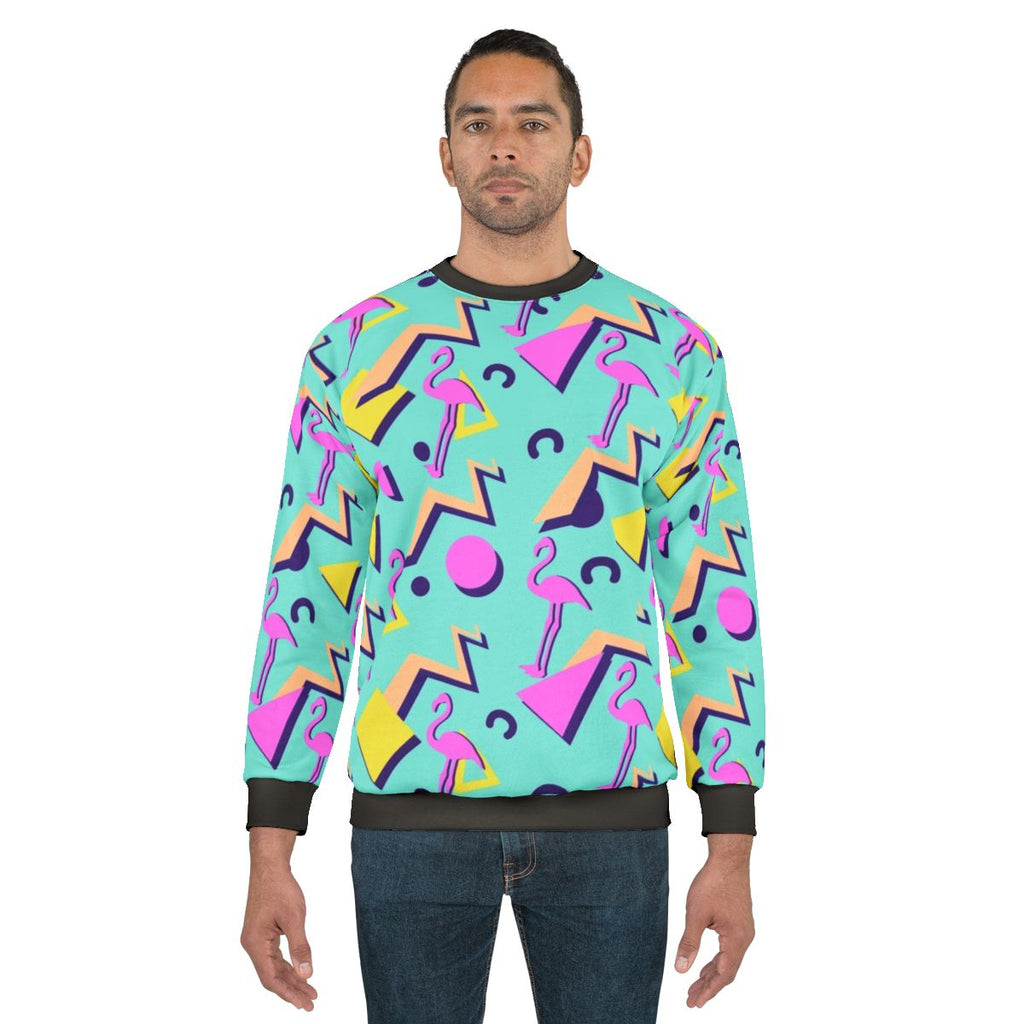 Retro 80s Memphis design pattern sweatshirt