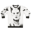 80s punk rock sweatshirt with anarchy and UK design
