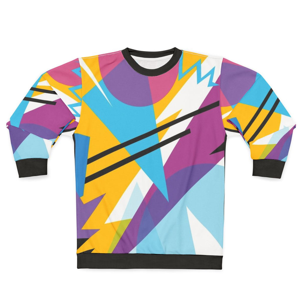 Retro 80s style fashion sweatshirt
