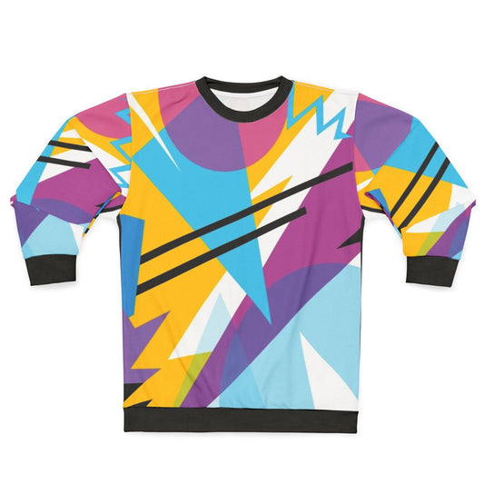 Retro 80s style fashion sweatshirt
