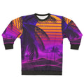 Retro 80s sunset synthwave sweatshirt