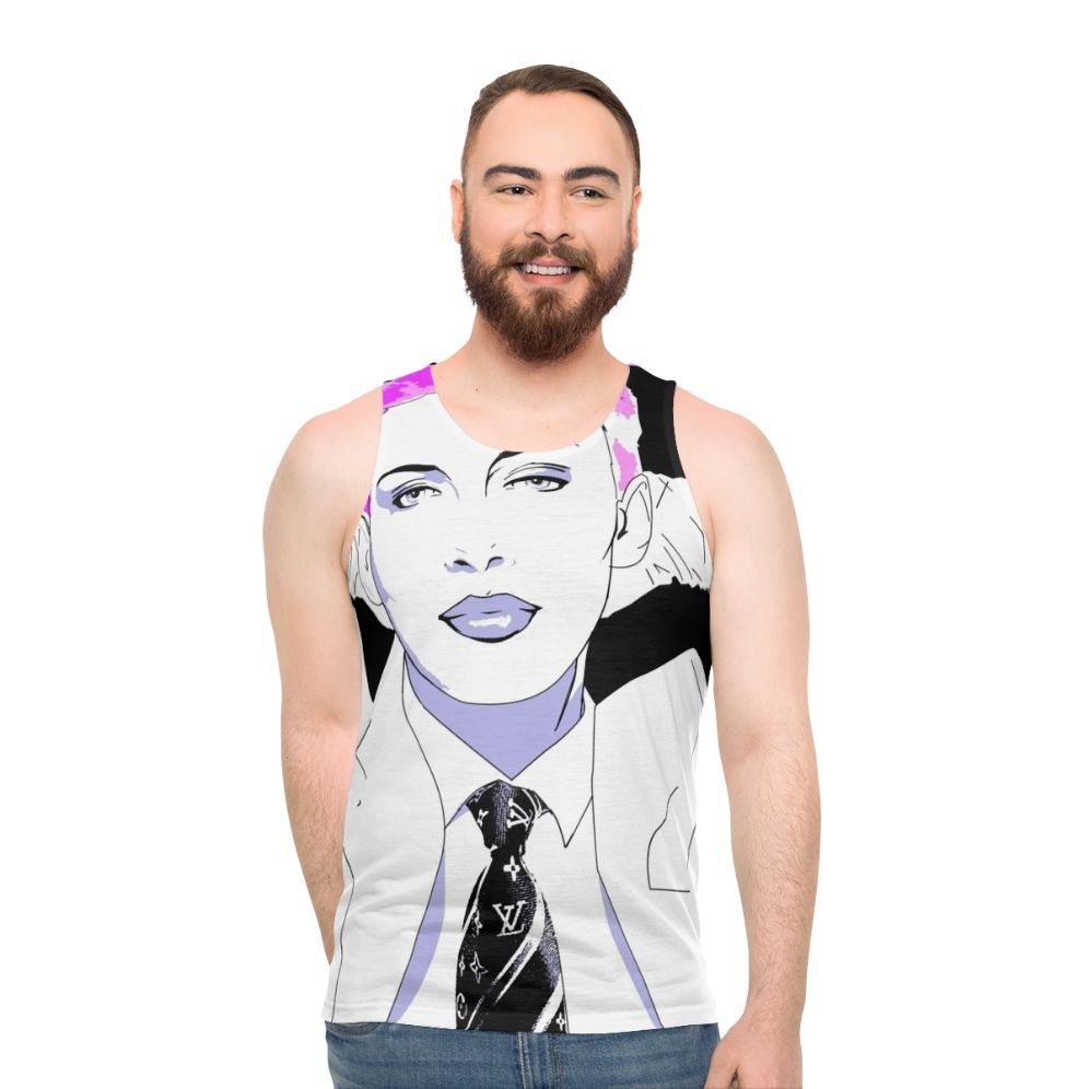 80s pop culture Annie Lennox Eurythmics unisex tank top