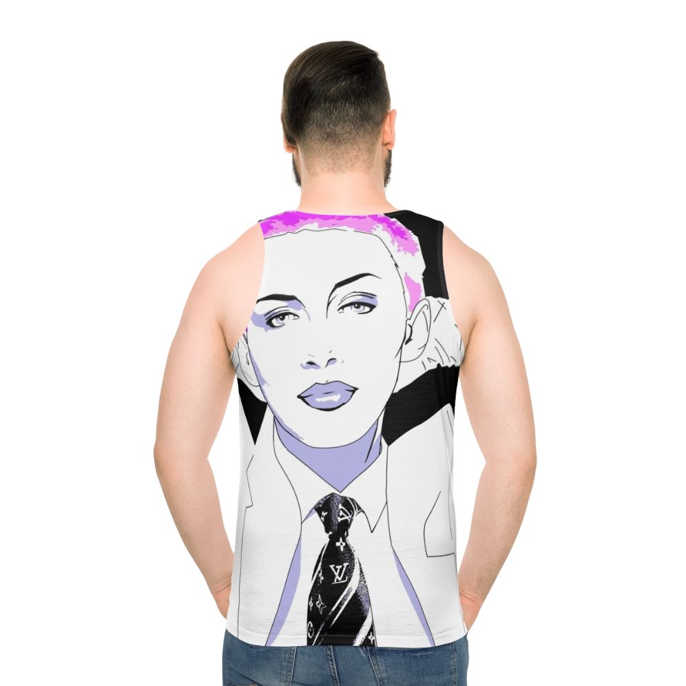 80s pop culture Annie Lennox Eurythmics unisex tank top