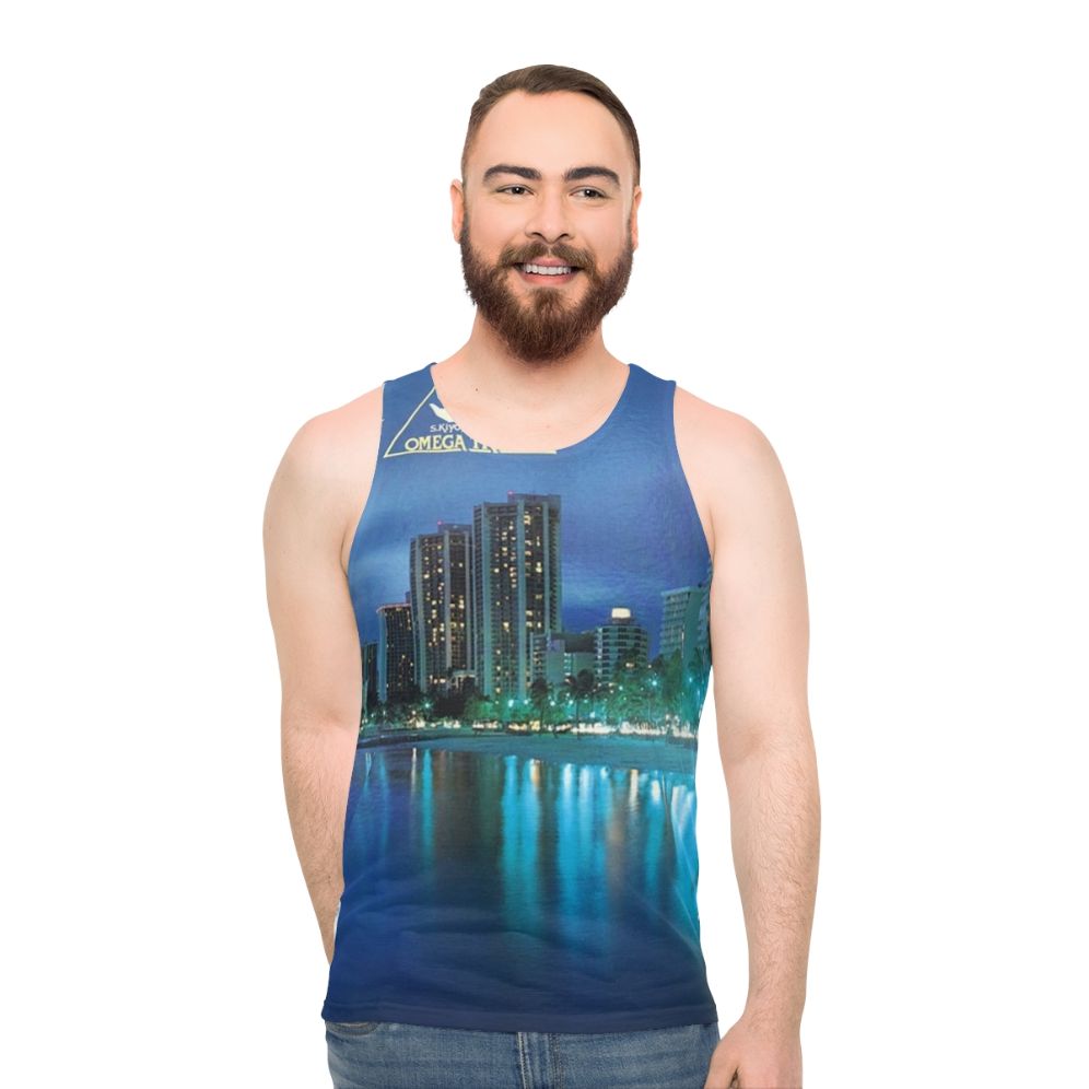 Unisex 80s Japanese City Pop Synth Pop Music Tank Top