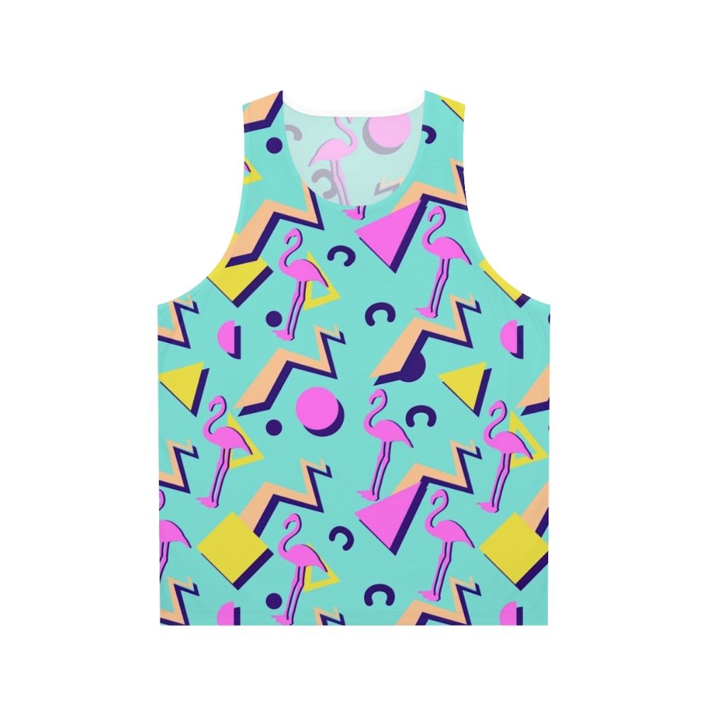 80s memphis pattern unisex tank top