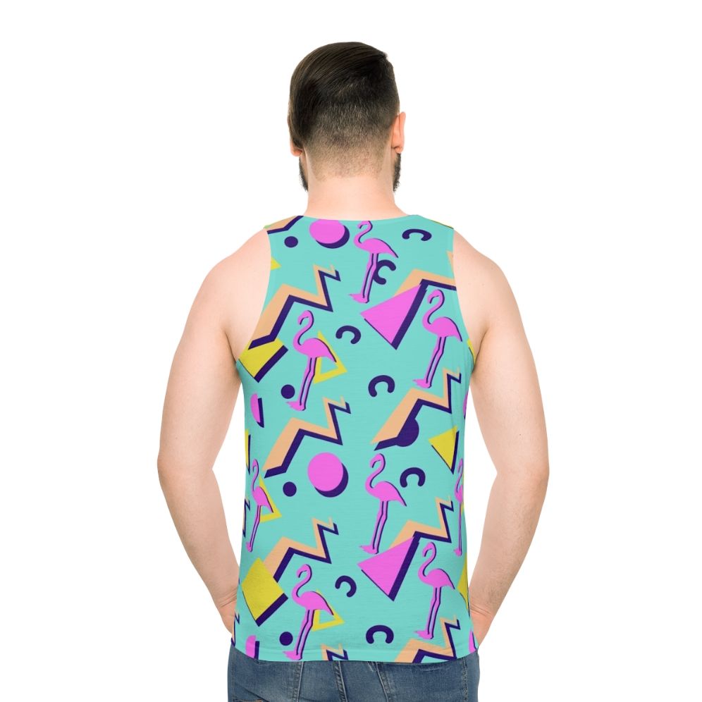 80s memphis pattern unisex tank top