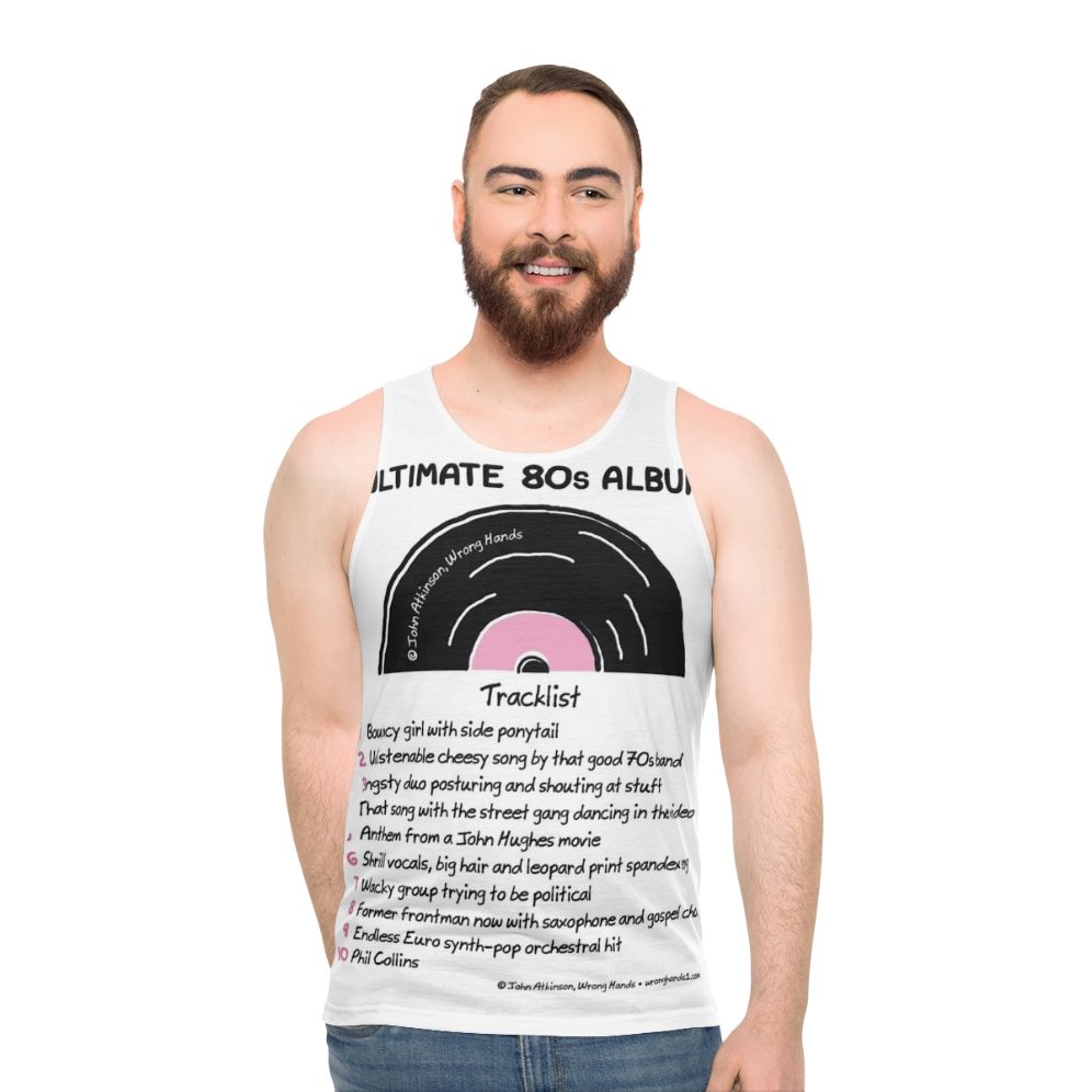 80s music unisex tank top
