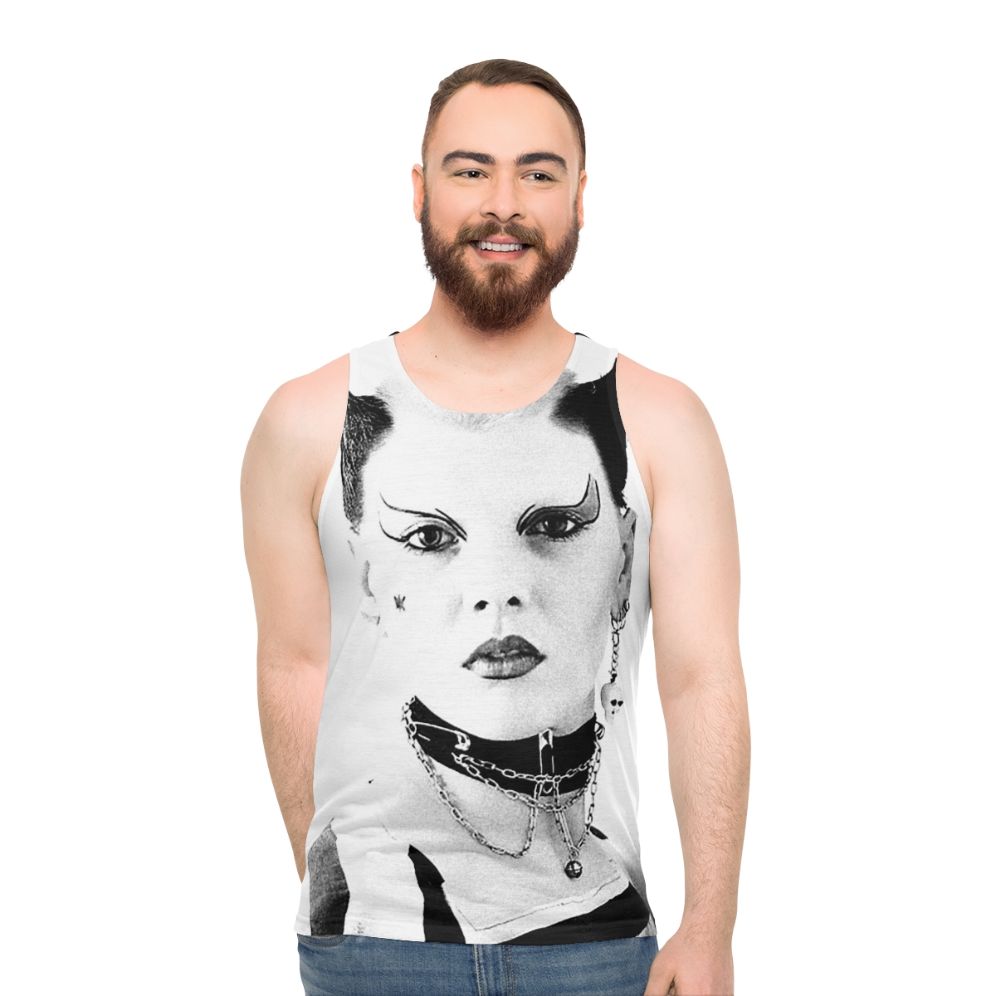 80s punk rock unisex tank top