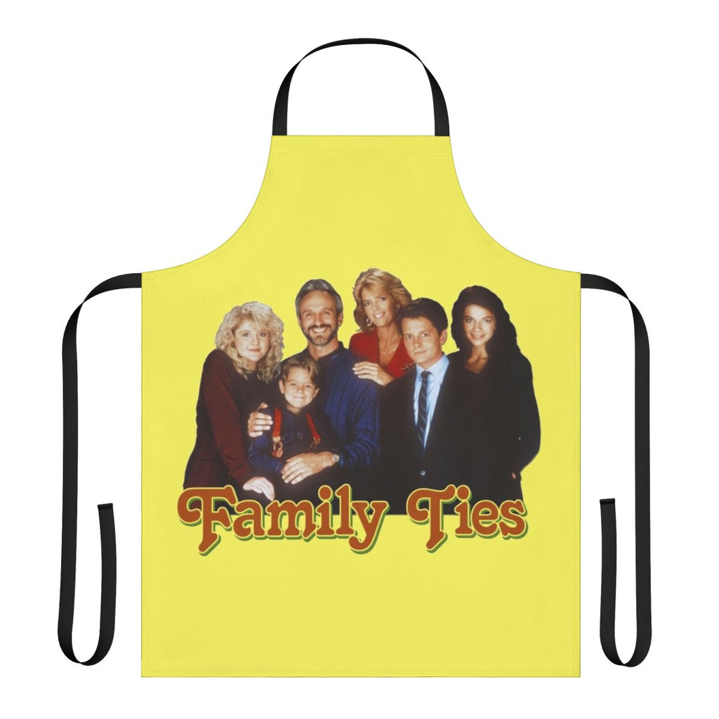 80s TV Show Tribute Apron featuring classic 80s characters and shows