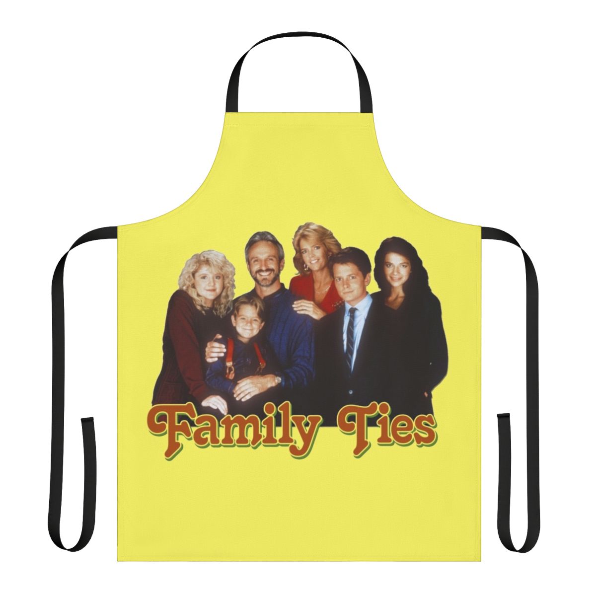 80s TV Show Tribute Apron featuring classic 80s characters and shows