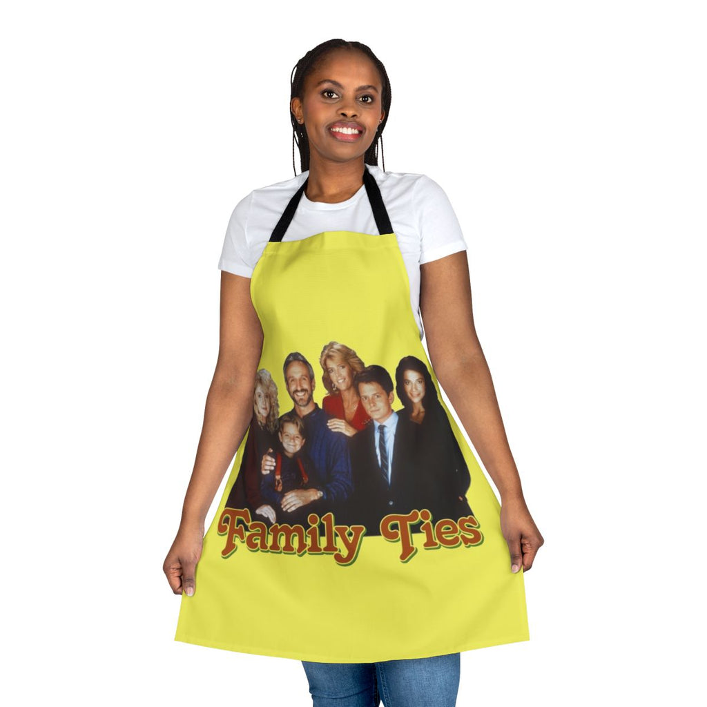 80s TV Show Tribute Apron featuring classic 80s characters and shows