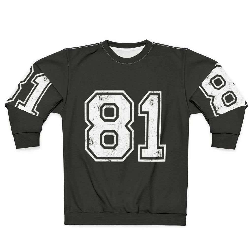 Number 81 Sports Sweatshirt
