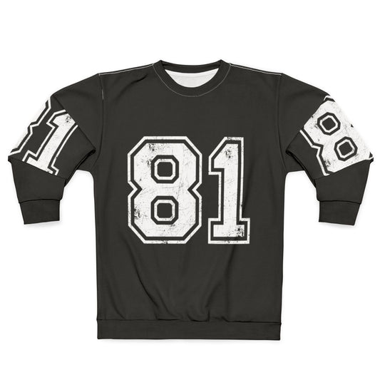 Number 81 Sports Sweatshirt