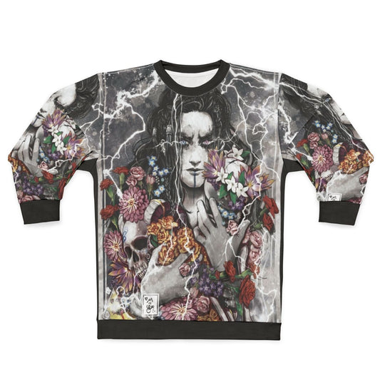Yasha's 9 Flowers Watercolor Floral Sweatshirt