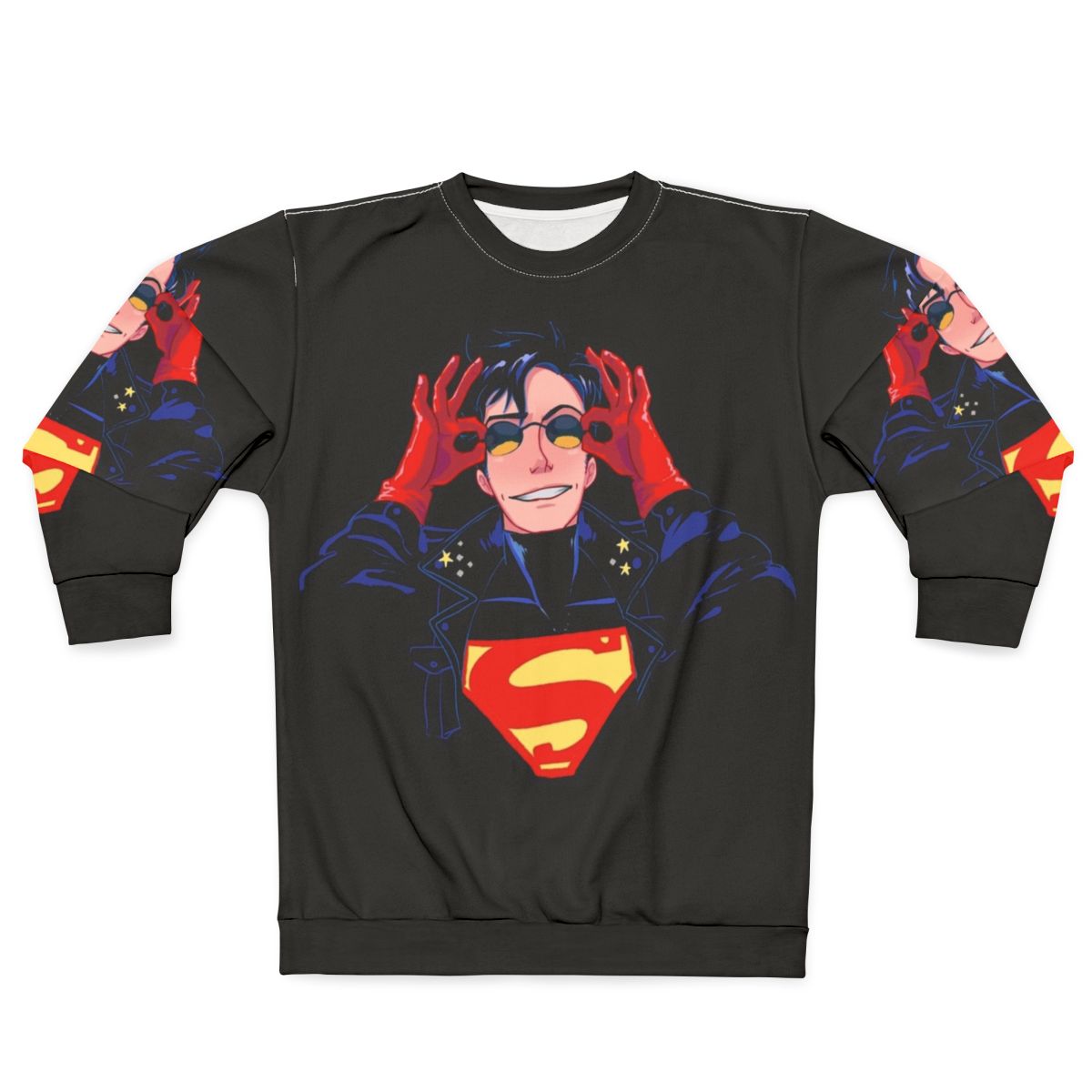 Superboy 90s era retro superhero sweatshirt