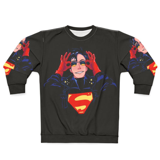 Superboy 90s era retro superhero sweatshirt