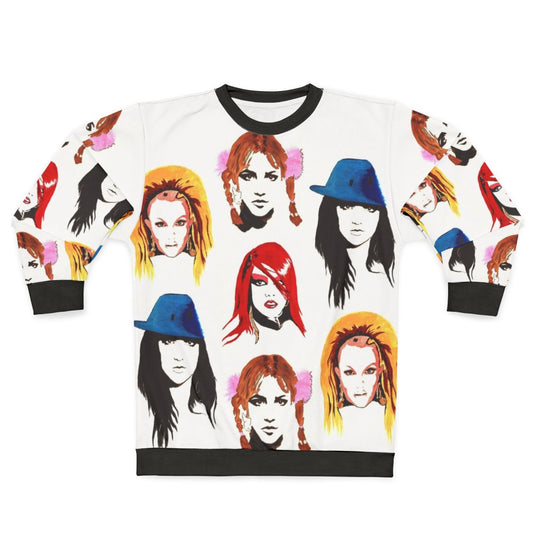 Nostalgic 90s pop music sweatshirt