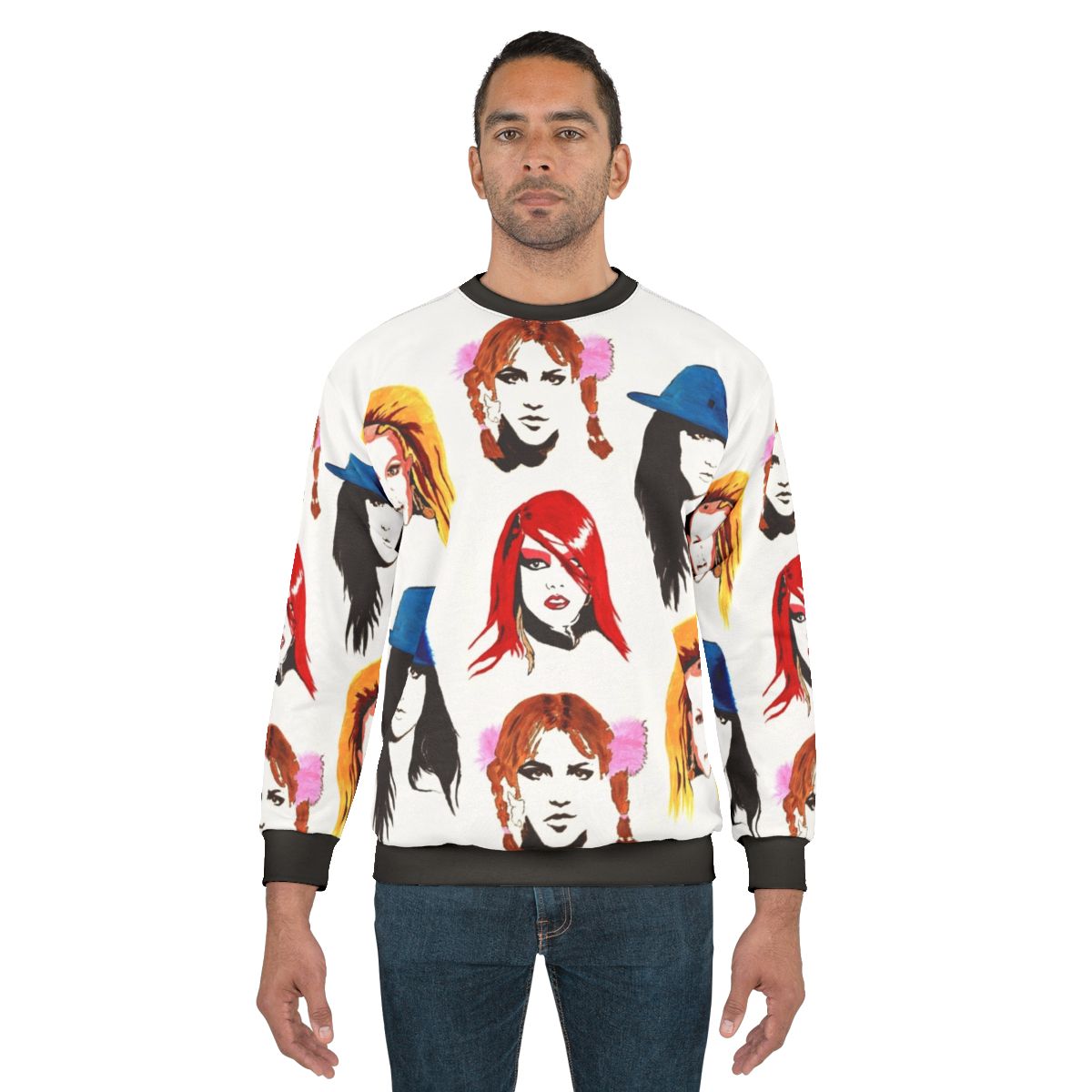 Nostalgic 90s pop music sweatshirt
