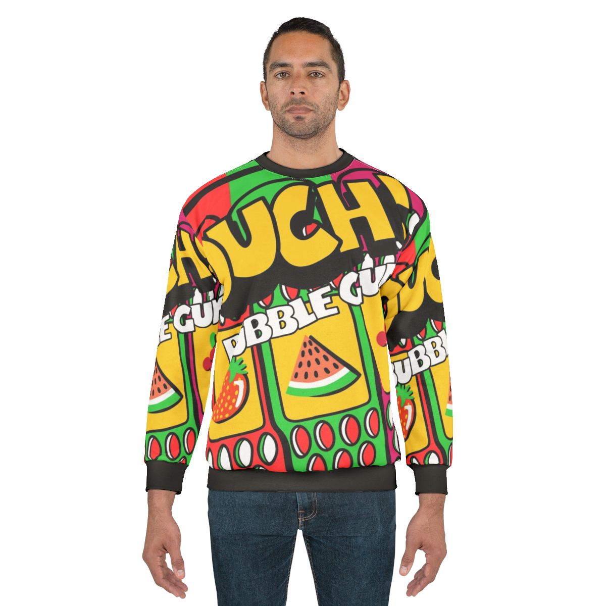 Retro 90s ouch bubblegum graphic sweatshirt