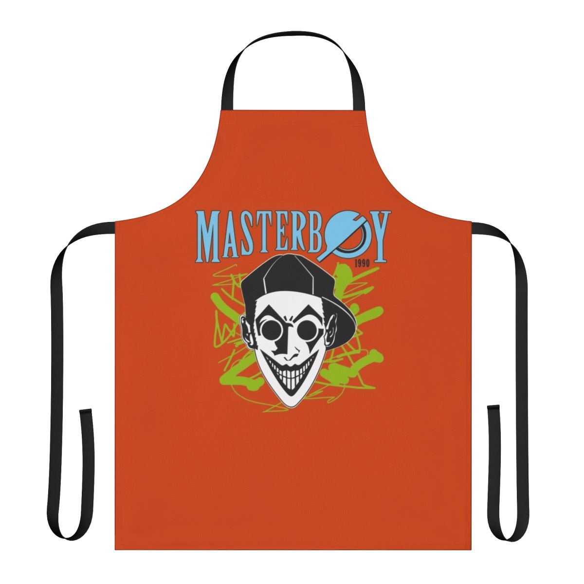 90s dance music retro apron