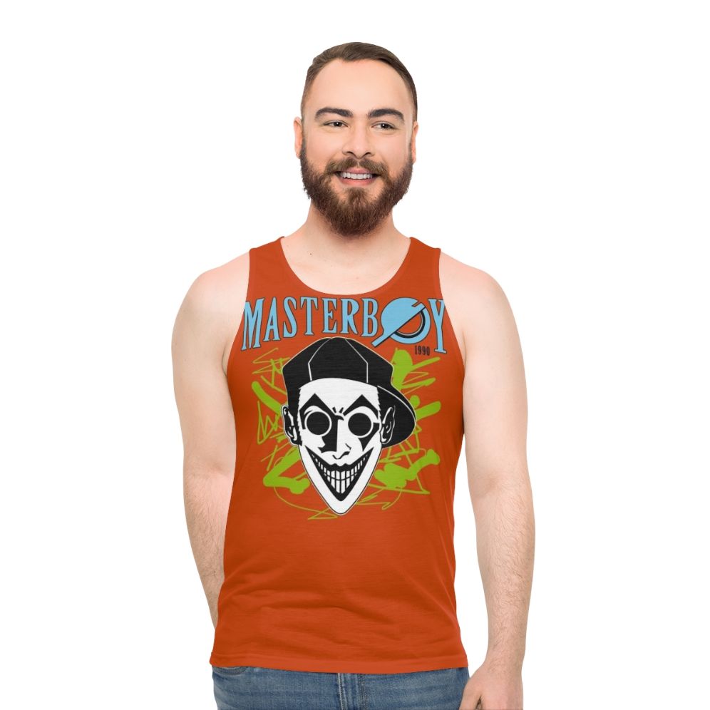 90s fashion unisex dance music tank top