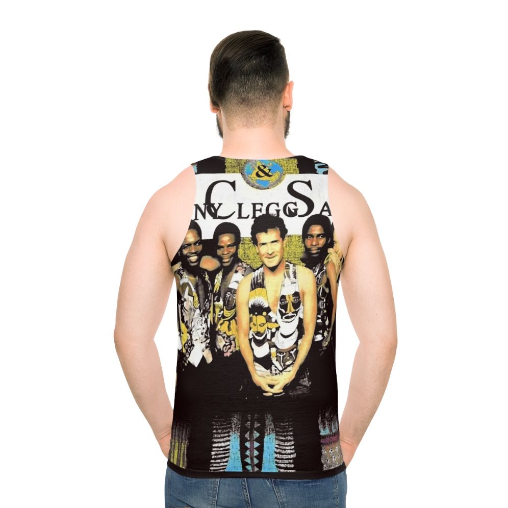 Unisex 90s grunge tank top with Johnny Clegg and Savuka design