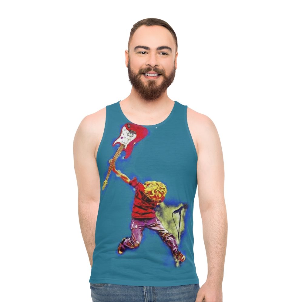 90s grunge music unisex tank top