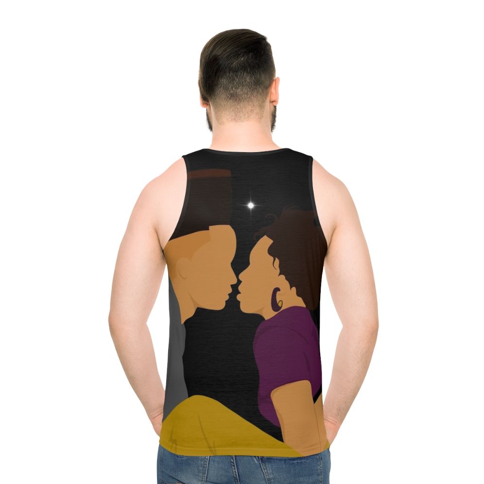 90s fashion unisex tank top with House Party and Eddie Murphy theme