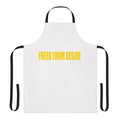 90s dance music inspired "Freed From Desire" chant apron