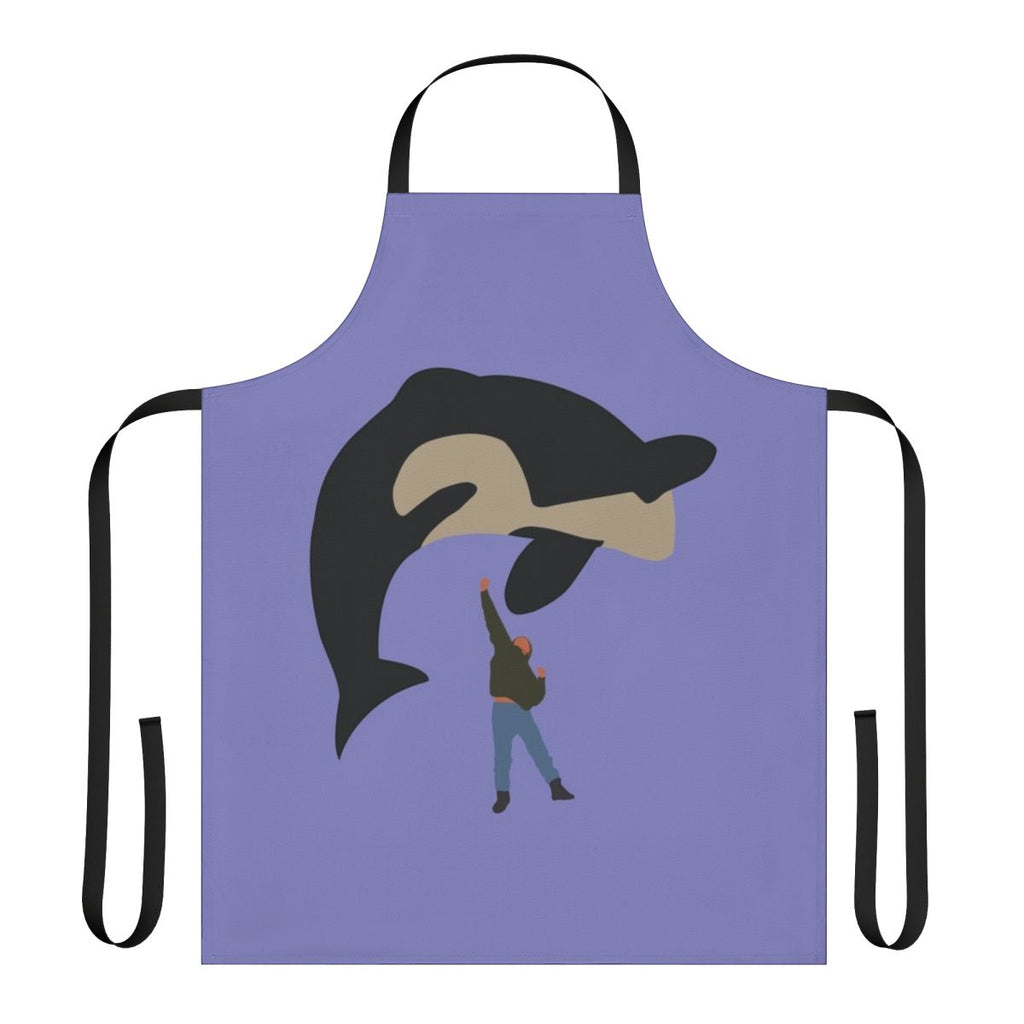 A minimalist design of an orca or killer whale, inspired by the 90s movie "Free Willy"