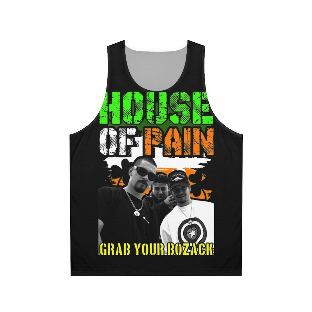 90s Unisex Punk Rock Tank Top with House of Pain Lyrics