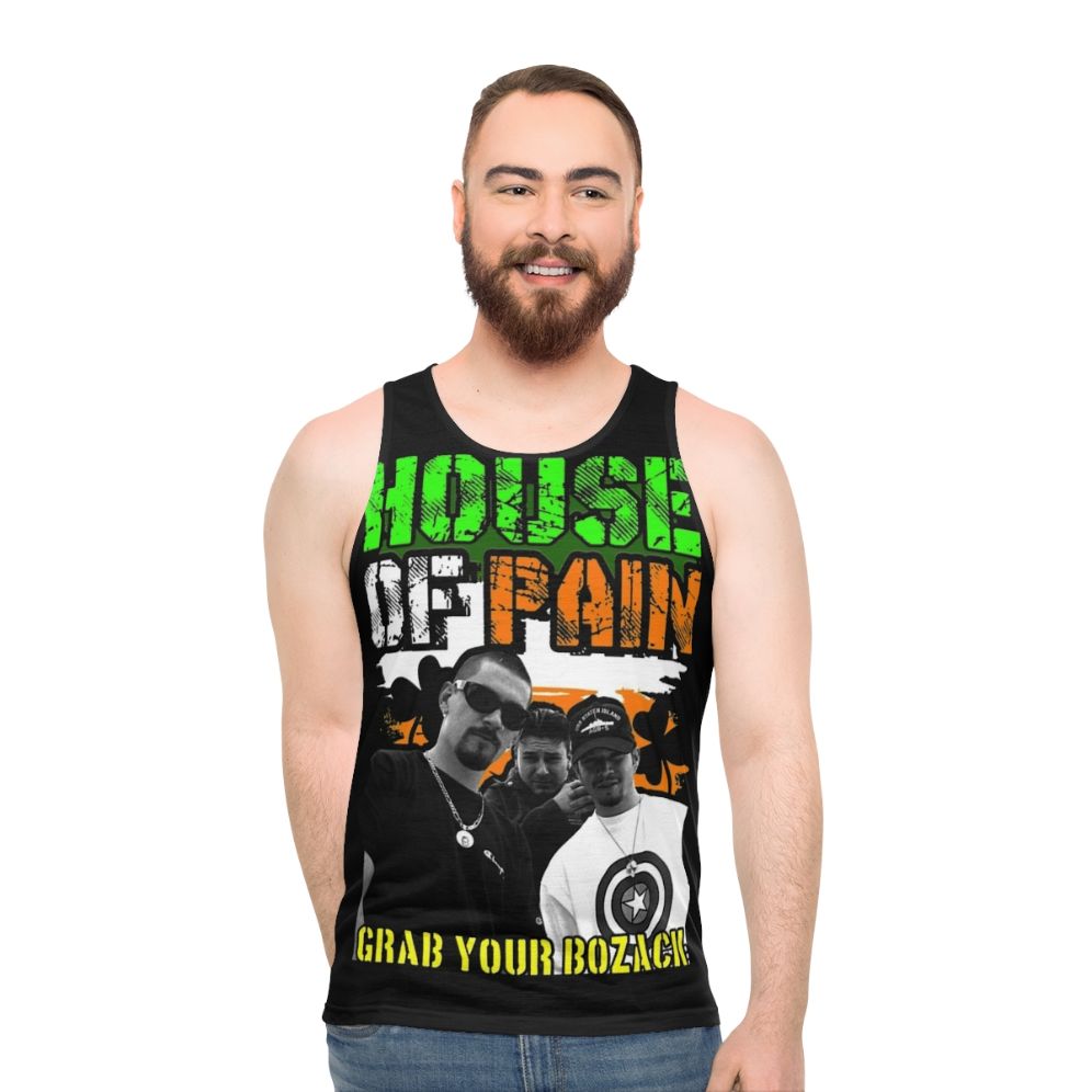 90s Unisex Punk Rock Tank Top with House of Pain Lyrics