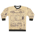 Porsche 911 Blueprint Sweatshirt