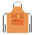 Custom 911 TV show inspired apron featuring Evan Buckley quote "Love Me Anyway"
