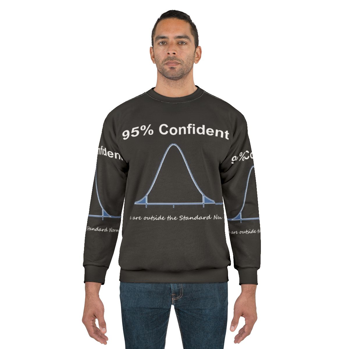 Confident Mathematician's Sweatshirt with Data and Mathematics Designs