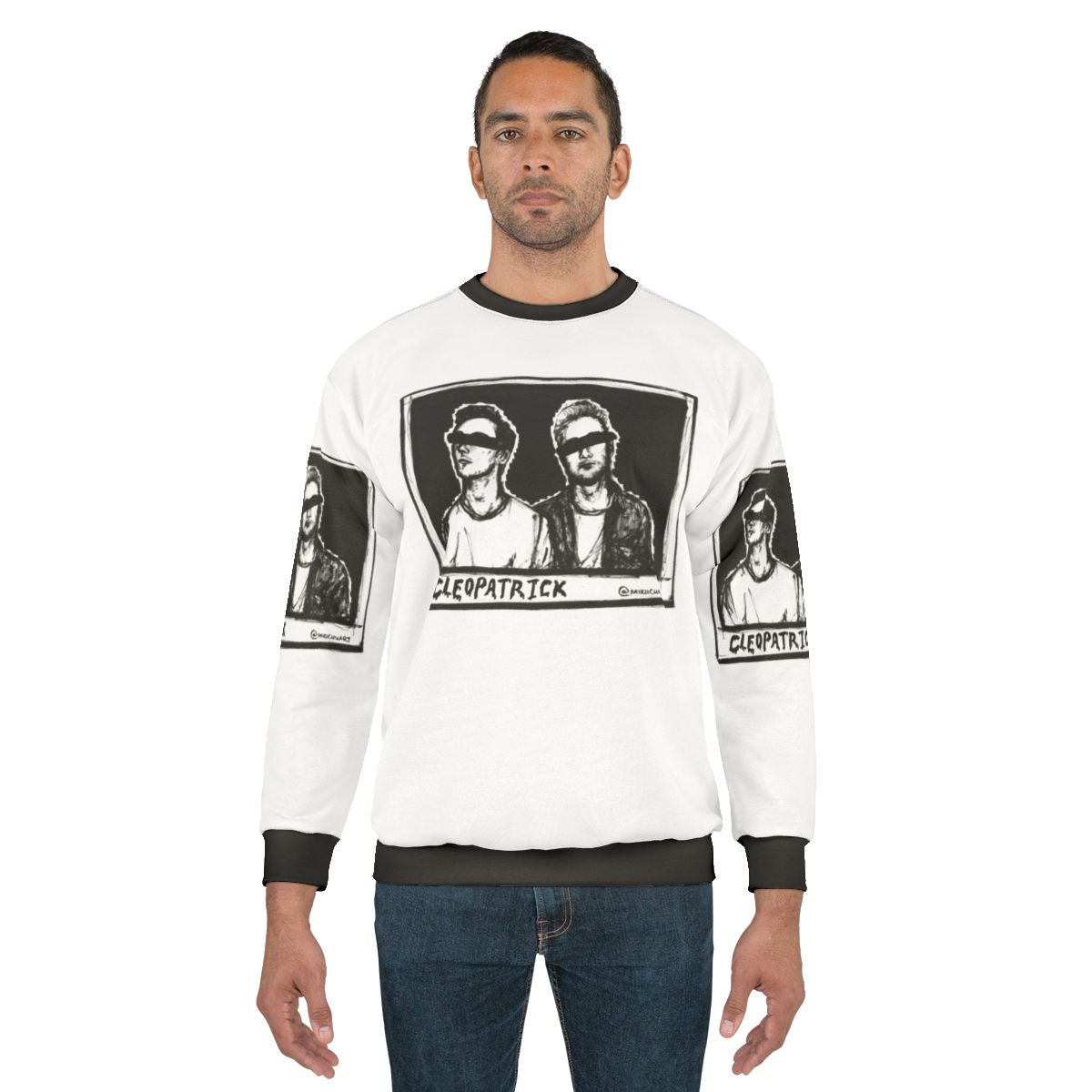 Cleopatrick Band Music Portrait Sweatshirt