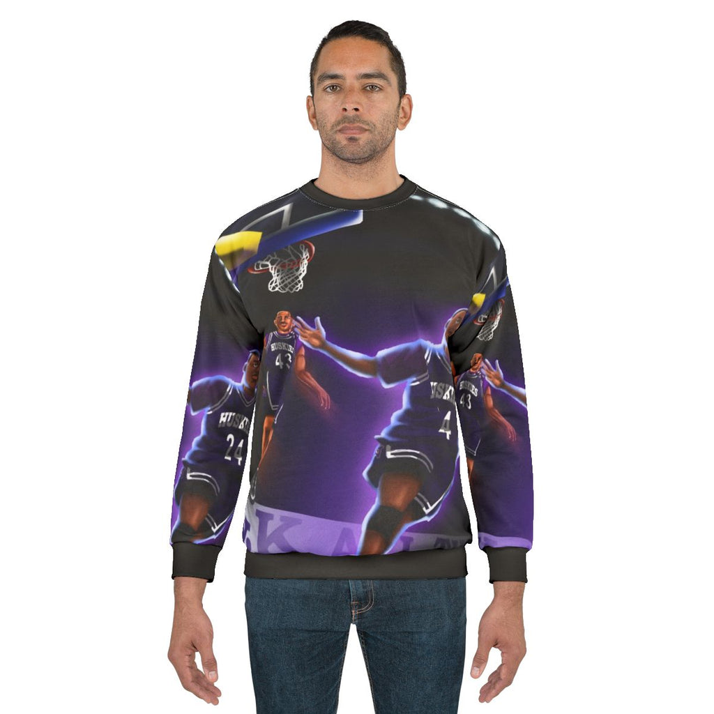 Vintage 90s 'A K Alley Oop All The Way' Basketball Sweatshirt