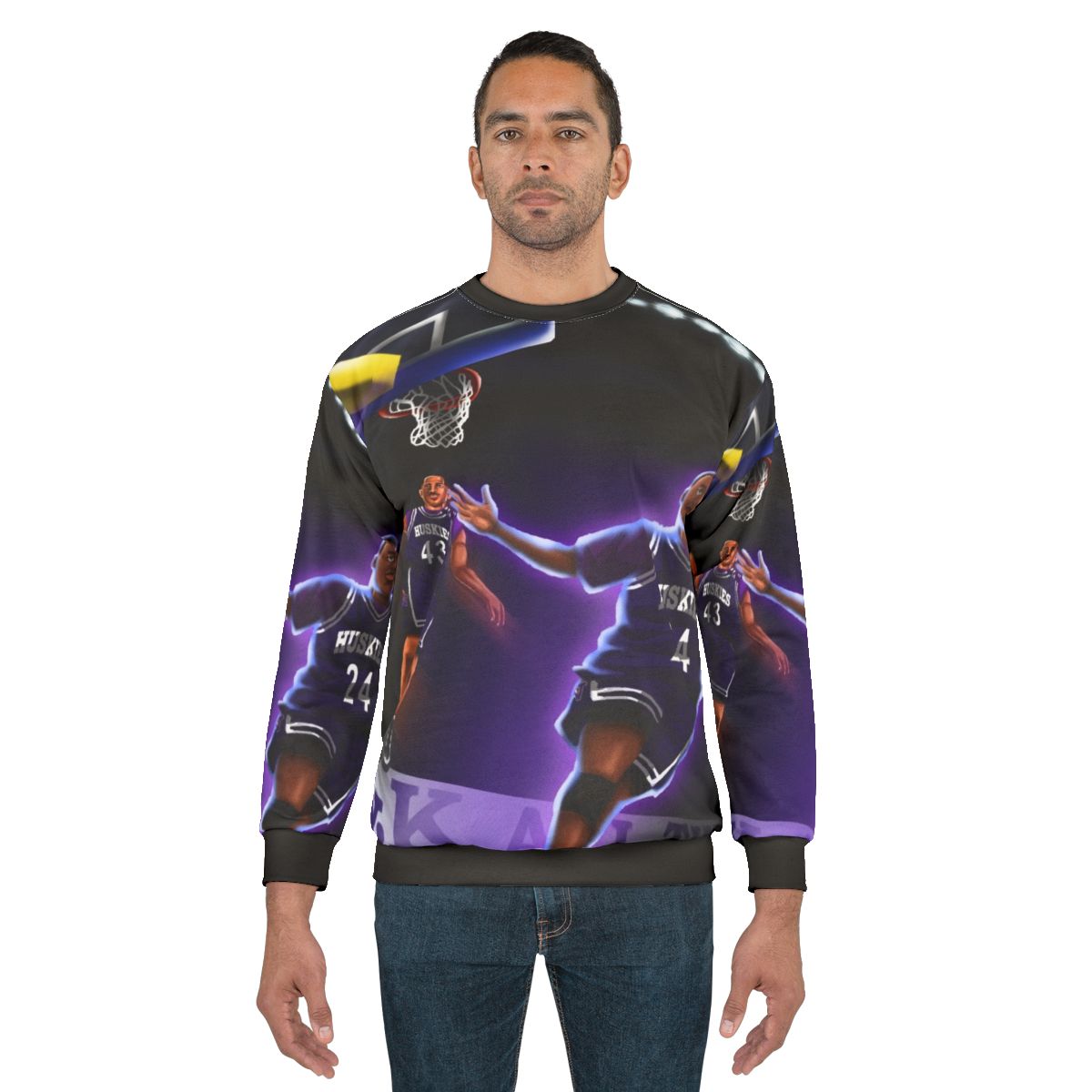 Vintage 90s 'A K Alley Oop All The Way' Basketball Sweatshirt