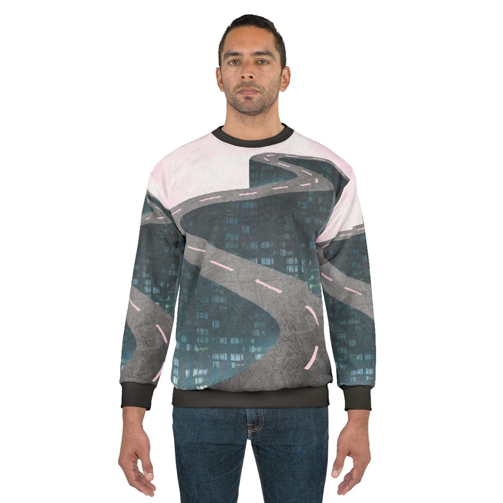 Macross-inspired "A Million Miles Away" retro-futuristic sweatshirt